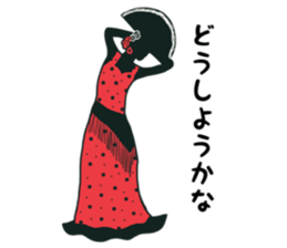 FLAMENCO GIRL sticker #12368298