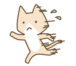 Cute cats English version sticker #12368351