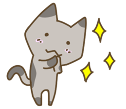 Cute cats English version sticker #12368352