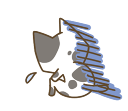 Cute cats English version sticker #12368353