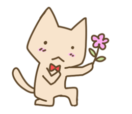 Cute cats English version sticker #12368356