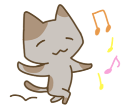 Cute cats English version sticker #12368358