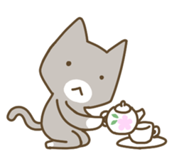 Cute cats English version sticker #12368359