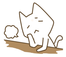 Cute cats English version sticker #12368361