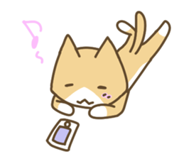 Cute cats English version sticker #12368364