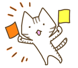 Cute cats English version sticker #12368375