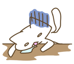 Cute cats English version sticker #12368376