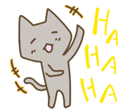 Cute cats English version sticker #12368380