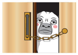 Wise Guy Pug sticker #12368394