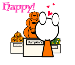 Animal stuffed toy.Halloween sticker #12368705