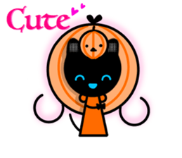 Animal stuffed toy.Halloween sticker #12368722