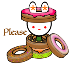 Animal stuffed toy.Halloween sticker #12368740