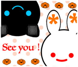 Animal stuffed toy.Halloween sticker #12368741