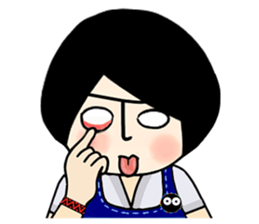 T-faced Girl (part2) sticker #12369072