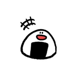 Rice balls made with 3 hours sticker #12369424