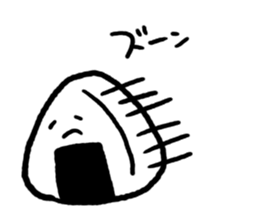 Rice balls made with 3 hours sticker #12369429