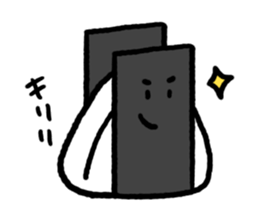 Rice balls made with 3 hours sticker #12369430