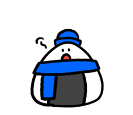 Rice balls made with 3 hours sticker #12369442