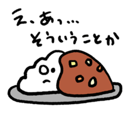 Rice balls made with 3 hours sticker #12369454