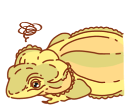 Bearded Dragon sticker #12369630