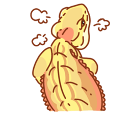 Bearded Dragon sticker #12369635