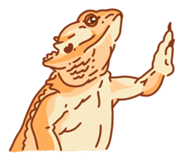 Bearded Dragon sticker #12369642