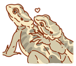 Bearded Dragon sticker #12369655