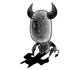 DOG Satan Pochi sticker #12369931