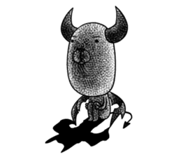 DOG Satan Pochi sticker #12369931