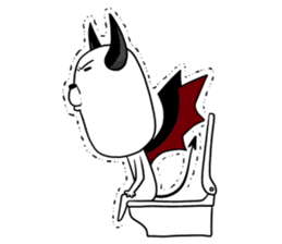 DOG Satan Pochi sticker #12369941