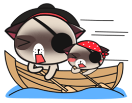 Pirate Himalayan brothers 2 sticker #12369947