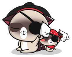 Pirate Himalayan brothers 2 sticker #12369950