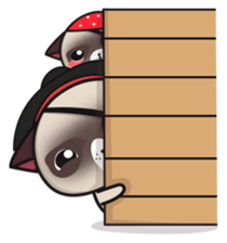 Pirate Himalayan brothers 2 sticker #12369954