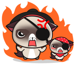 Pirate Himalayan brothers 2 sticker #12369959