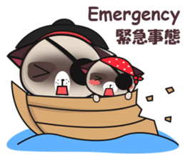 Pirate Himalayan brothers 2 sticker #12369963