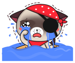 Pirate Himalayan brothers 2 sticker #12369965