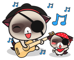 Pirate Himalayan brothers 2 sticker #12369966