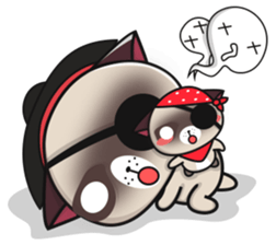 Pirate Himalayan brothers 2 sticker #12369976