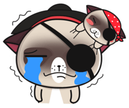 Pirate Himalayan brothers 2 sticker #12369977