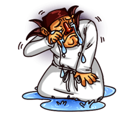 Macho Sushi Chef sticker #12370974