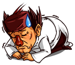 Macho Sushi Chef sticker #12370976