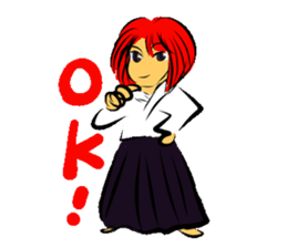 I love Aikido sticker #12371022