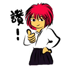 I love Aikido sticker #12371023