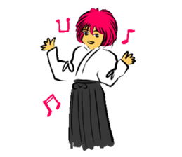 I love Aikido sticker #12371037