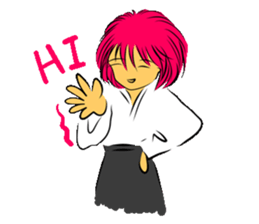 I love Aikido sticker #12371040