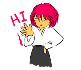 I love Aikido sticker #12371040