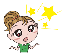 Women's Power 3 sticker #12371374