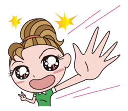 Women's Power 3 sticker #12371376