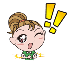 Women's Power 3 sticker #12371378