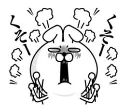 Reaction Rabbit sticker #12371866